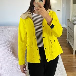 Vintage Neon Yellow Hunter Waterproof Jacket